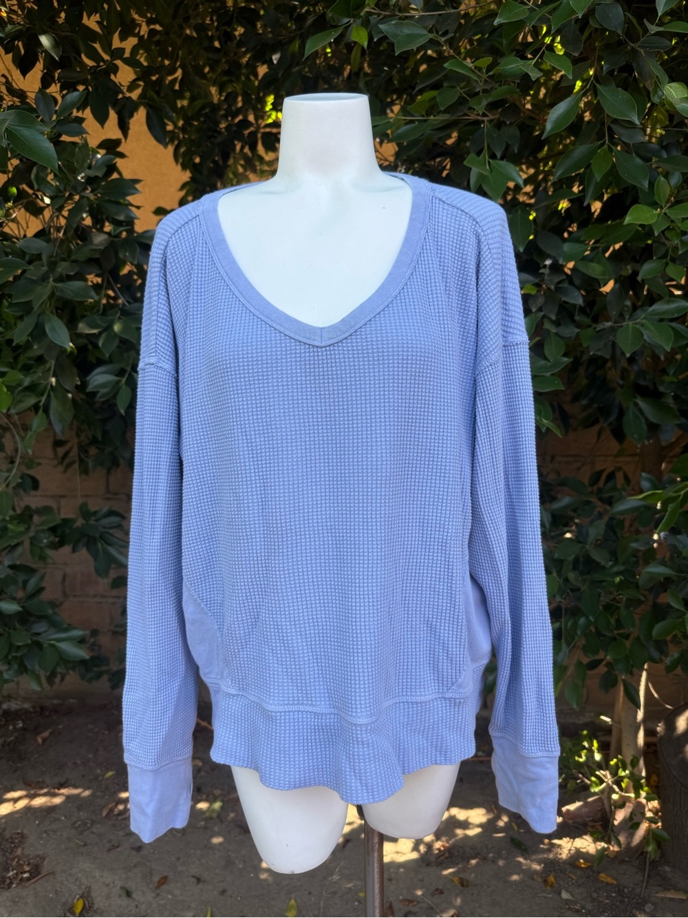 OFFLINE by Aerie Light Blue Top - Relaxed Knit
